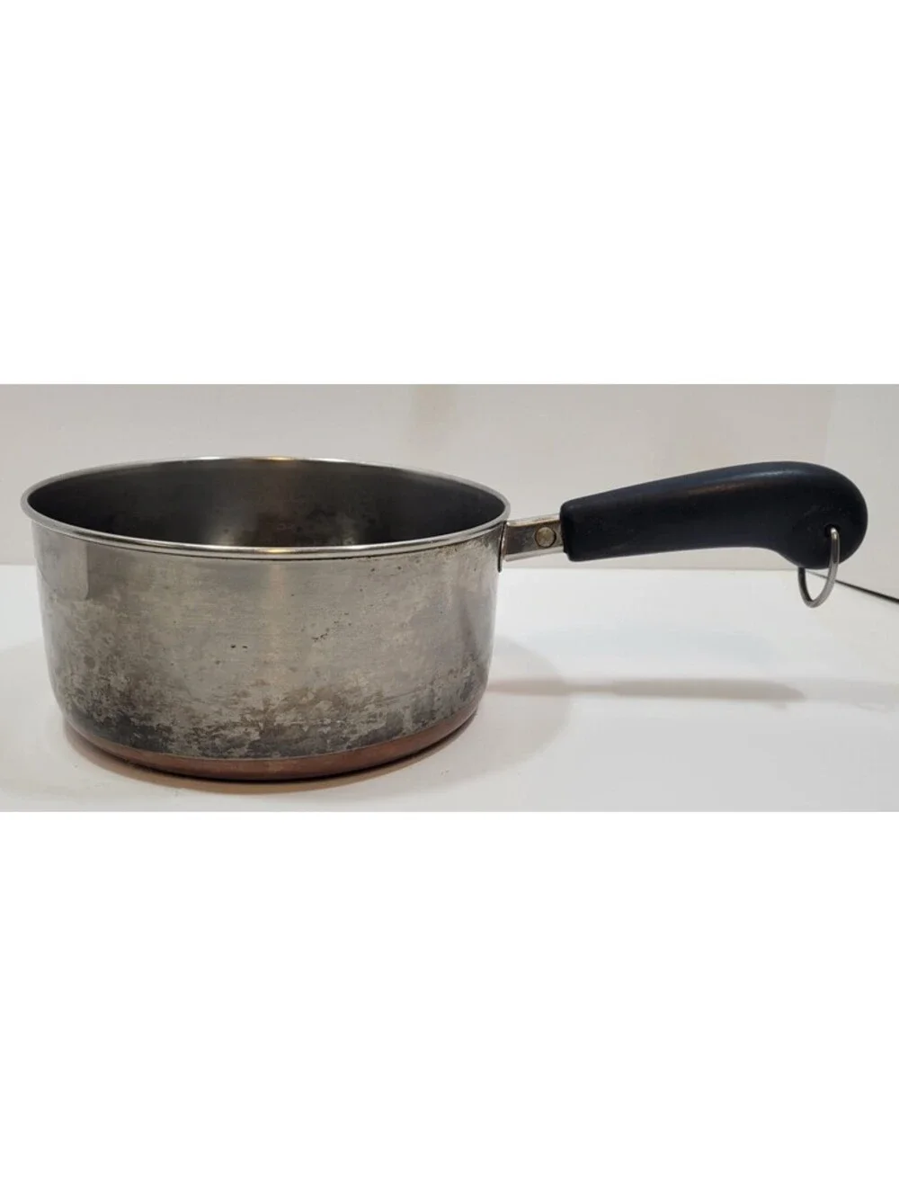 Vtg Revere Ware 2 Quart  Qt Copper Bottom Sauce Pan Pot Rome, NY USA *No Lid
